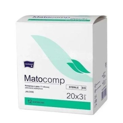 Kompresy jałowe 5x5cm  20x 3szt. Matopat