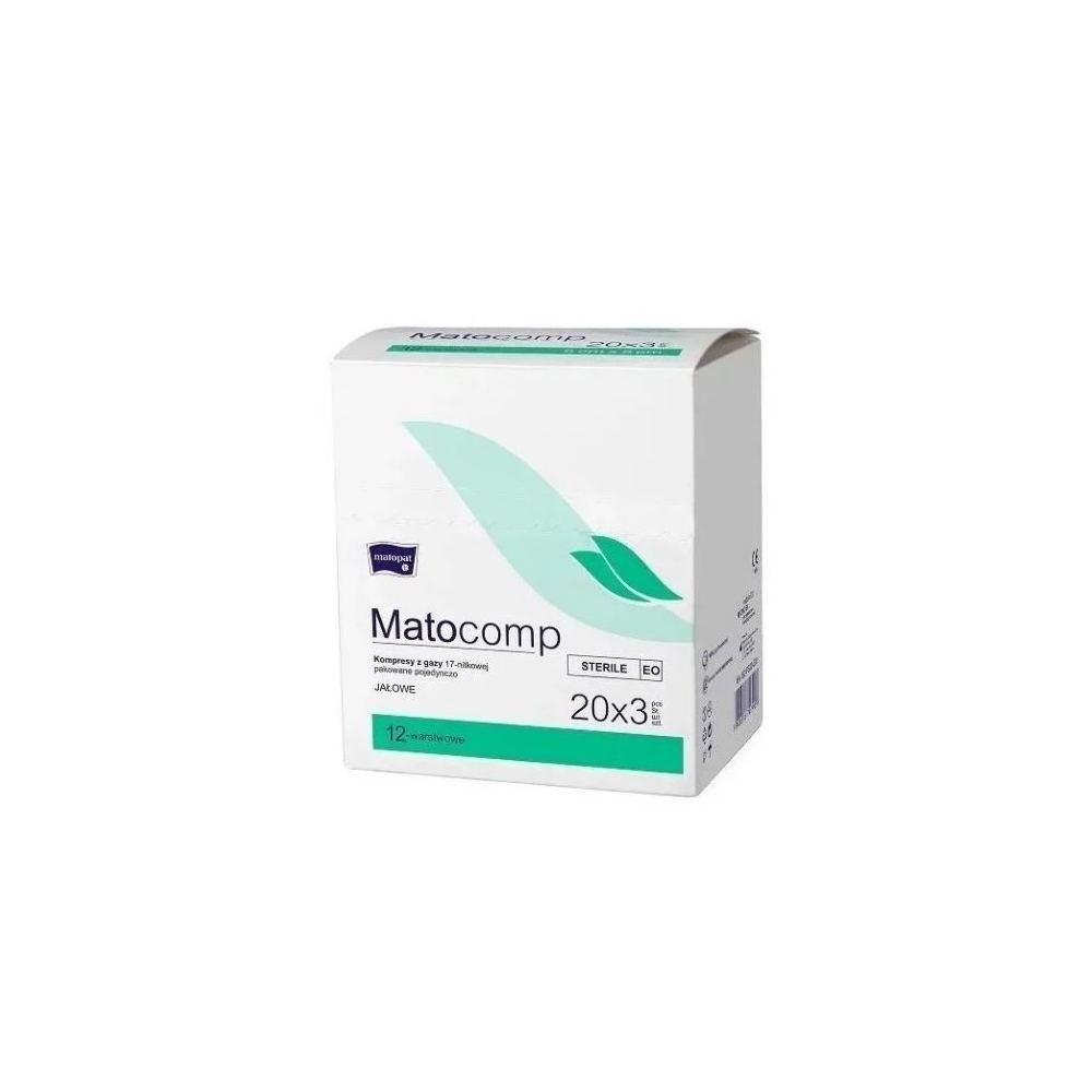 Kompresy jałowe 5x5cm  20x 3szt. Matopat