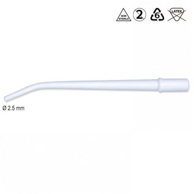 Jednorazowe końcówki ssące 2.5mm 20szt. DENTALINE
