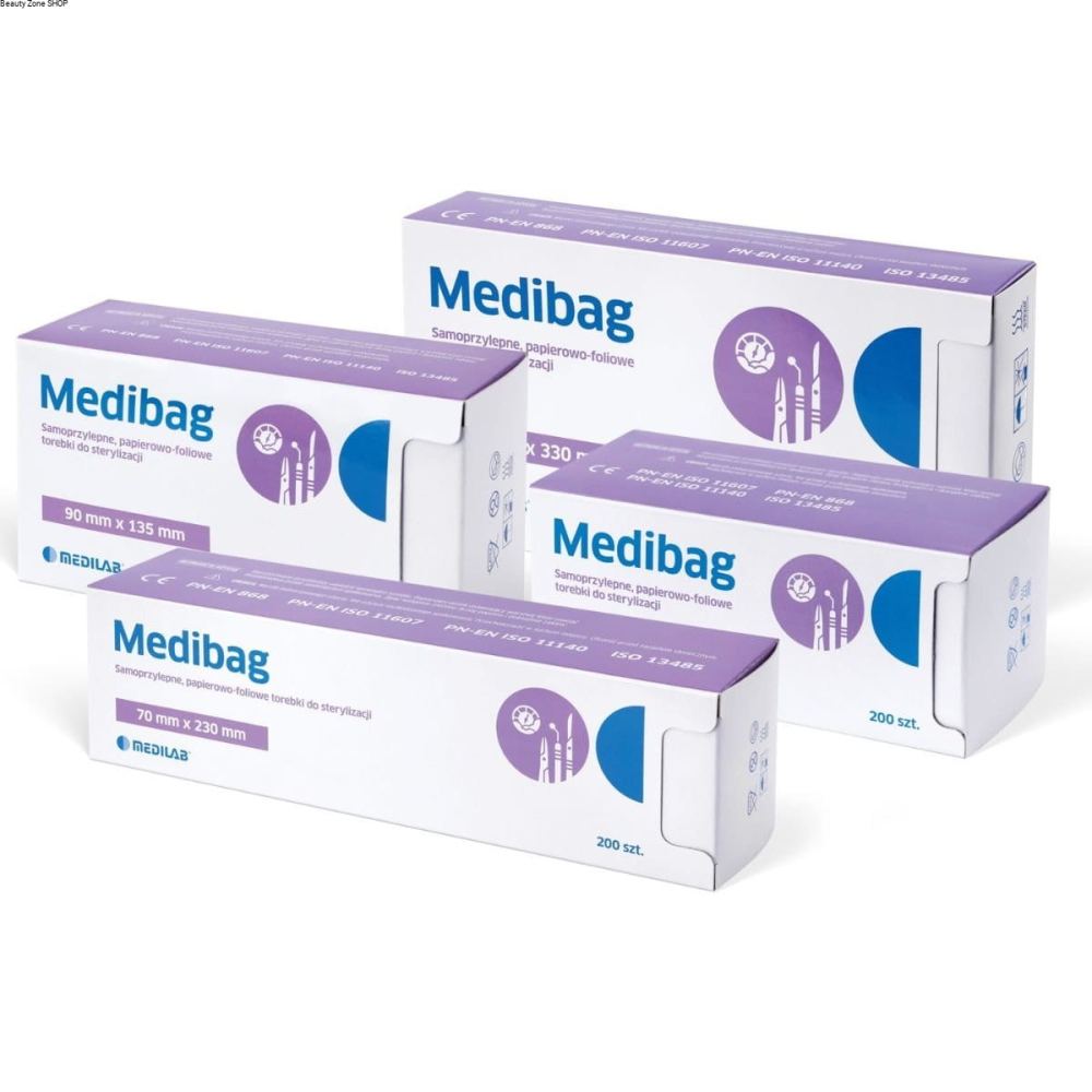 Torebki do sterylizacji Medibag  200szt. MEDILAB
