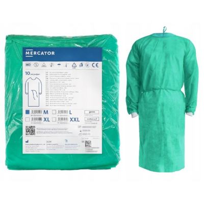 Fartuch medyczny j.u. zielony(10szt)