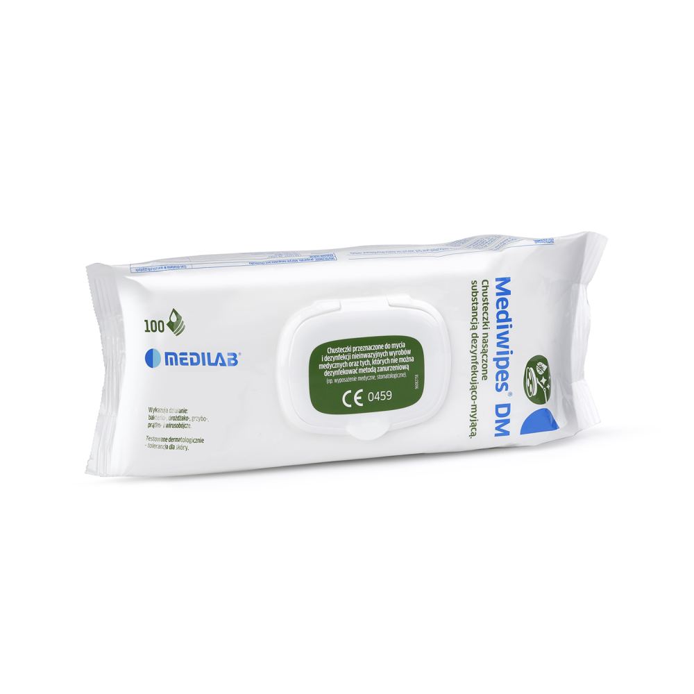 Chusteczki do dezynfekcji Mediwipes DM Premium 100szt. MEDILAB