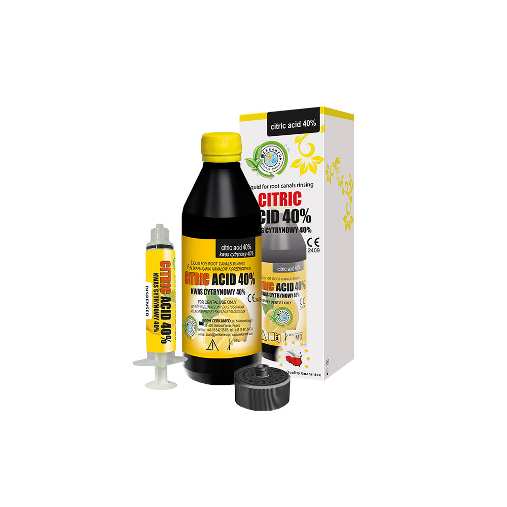 Kwas cytrynowy 40 % 400ml CERKAMED