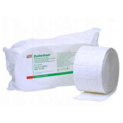 Waciki bezpyłowe 4x5cm  2x500 szt. ZELLETTEN