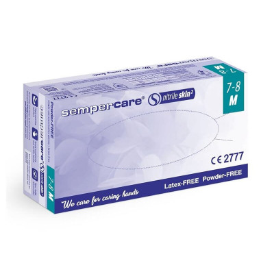 Rękawice nitryl   200szt. SEMPERCARE