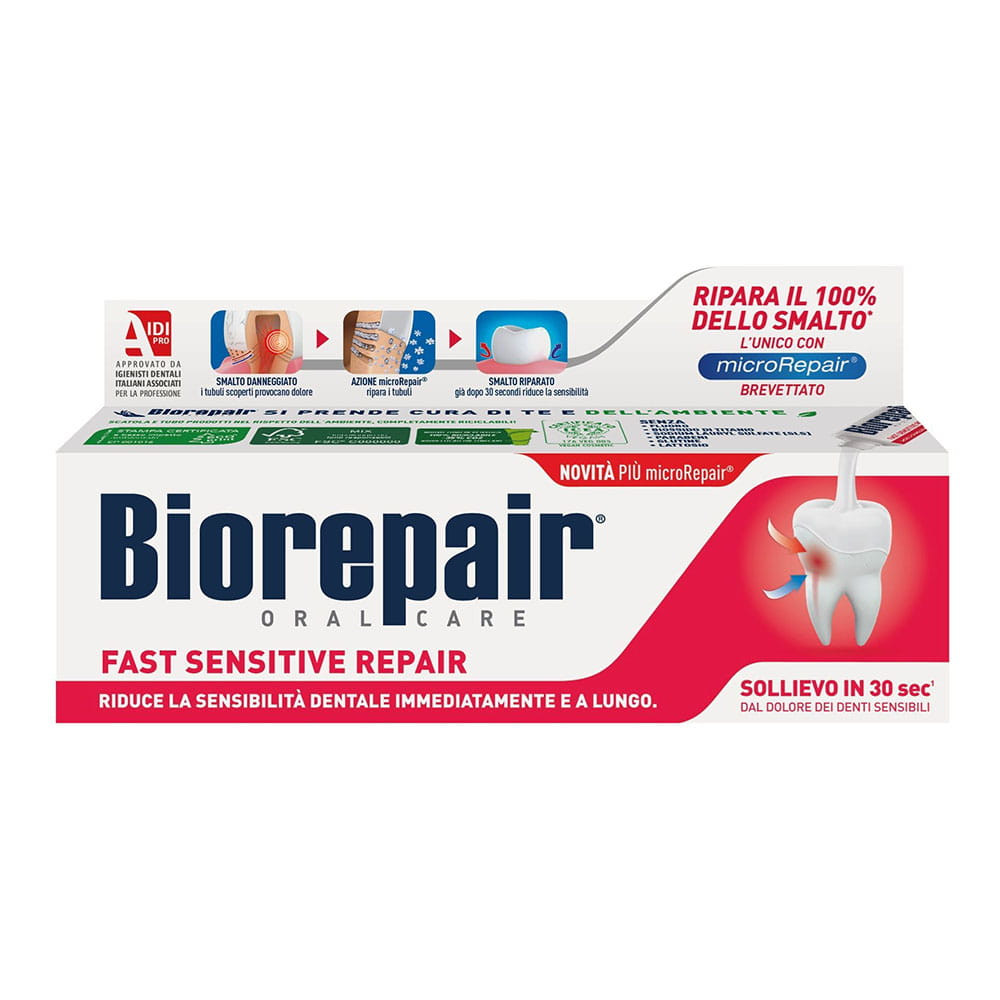 Pasta Fast Sensitive Repair 75ml Biorepair