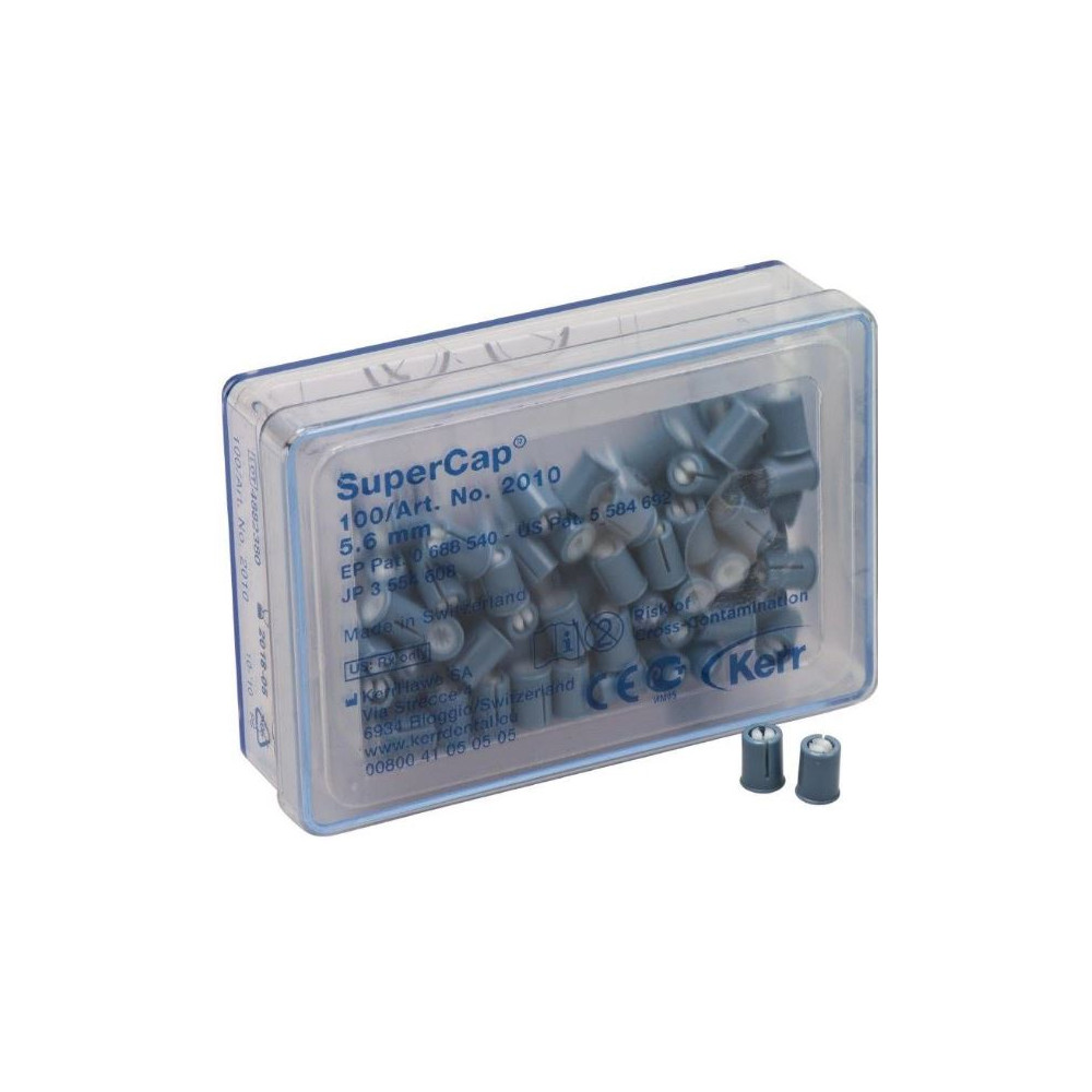 SuperCap niebieskie 5,6mm 100 szt. KERR