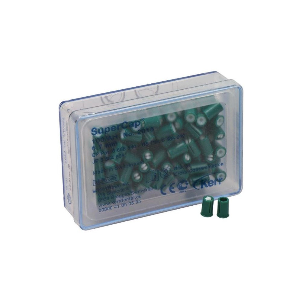 SuperCap zielone 6,7mm 100 szt. KERR