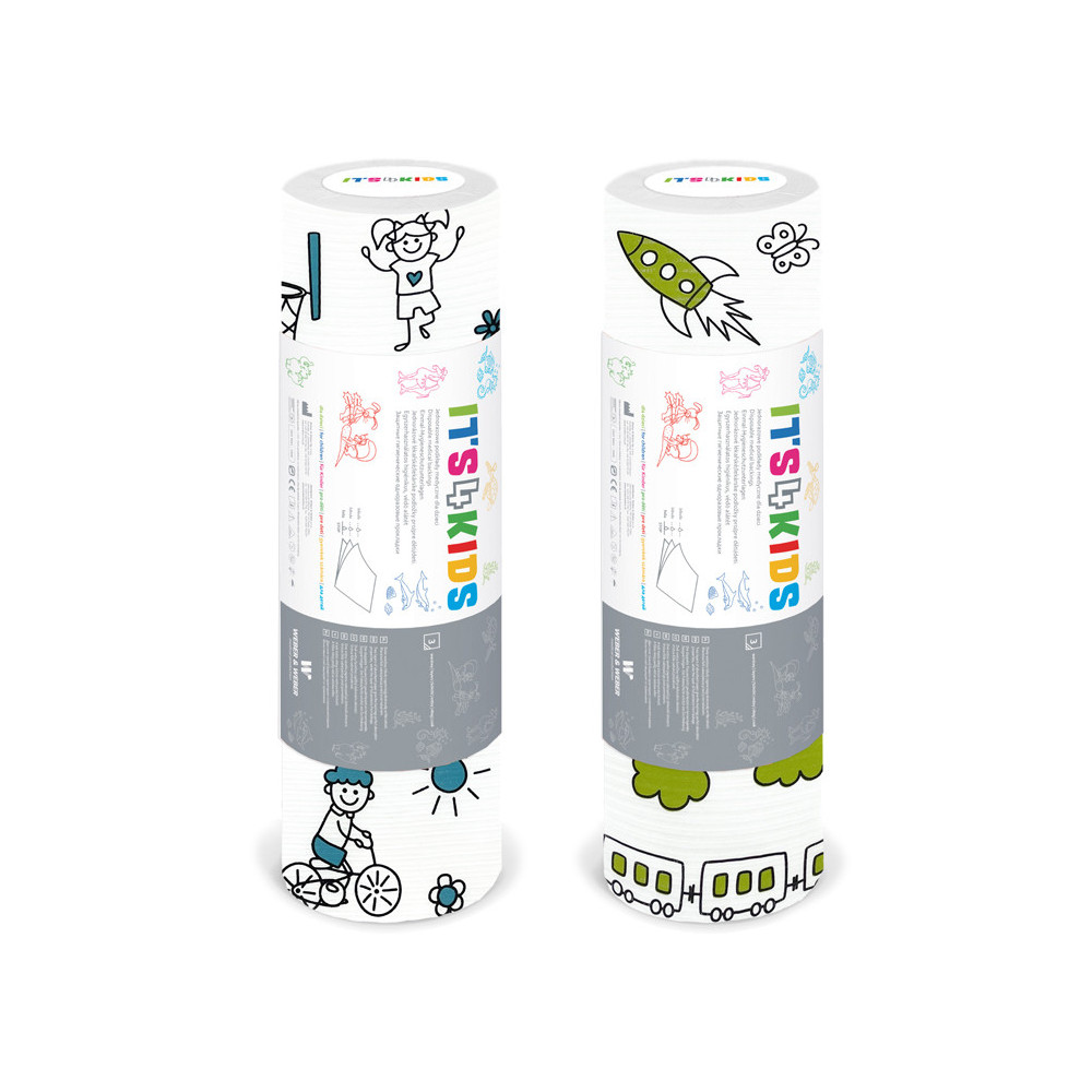 Śliniaki z motywem dziecięcym 40szt. Weber