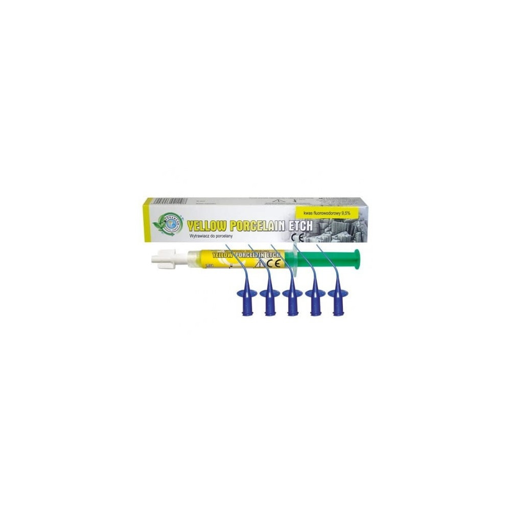 Yellow Porcelain Etch 2 ml CERKAMED