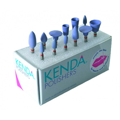 Gumka polerska niebieska 1szt.  KENDA