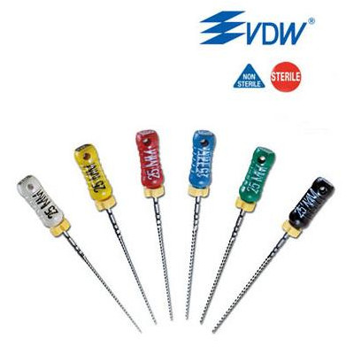 Pilniki K-files 6 szt. VDW 25mm