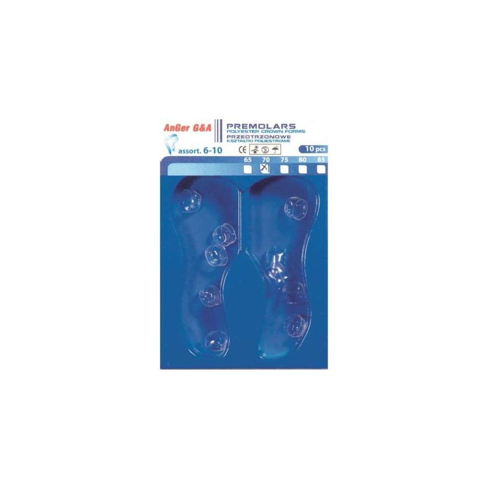 Kształtki celuloidowe 10szt. G&A