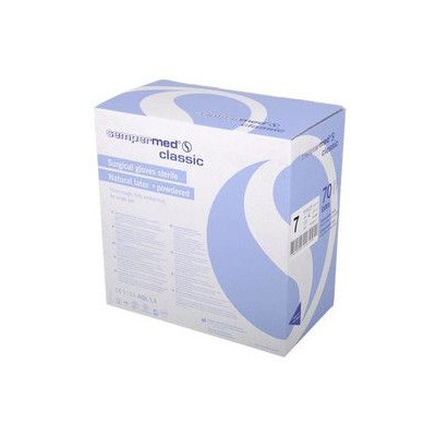 Rękawice chirurgiczne sterylne pudrowane 1 para Sempermed