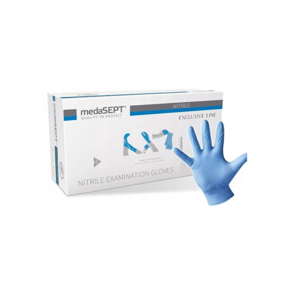 Rękawiczki nitrylowe medaSEPT 100szt.