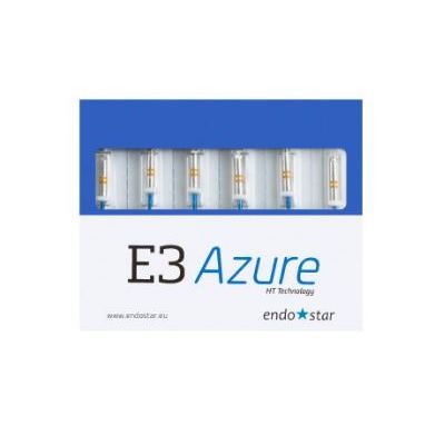Pilniki E3 AZURE 6szt. ENDOSTAR